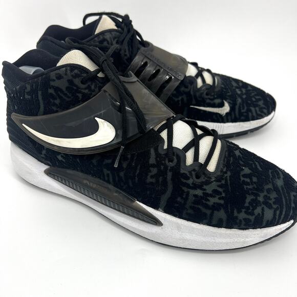 Nike Mens DM5040-001 KD 14 TB Promo Black White Basketball Shoes Size 15 - Picture 3 of 13
